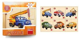 Dino Tatra dřevěné puzzle 6 x 4 dílky