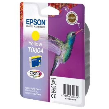 EPSON T0804 (C13T08044011) - originální cartridge, žlutá, 7,4ml