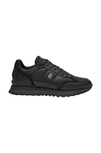 Kožené sneakers boty Bogner NEWPORT černá barva, 12440305