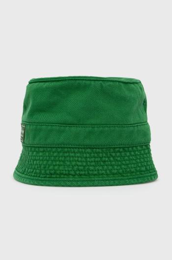 Bavlněná čepice Superdry zelená barva