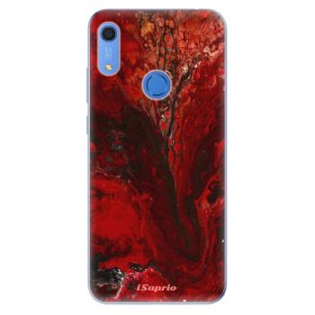 Odolné silikonové pouzdro iSaprio - RedMarble 17 - Huawei Y6s