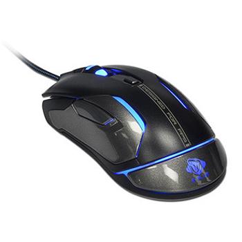 Myš drátová USB, E-blue Auroza FPS, černá, laserová, 8200DPI