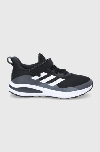 Dětské boty adidas Fortarun H04120 černá barva