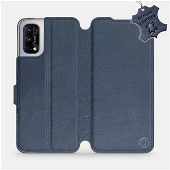 Flip pouzdro na mobil Realme 7 5G - Modré - kožené -   Blue Leather (5903516611812)