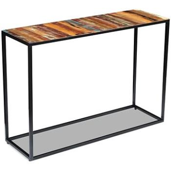 Konzolový stolek masivní recyklované dřevo 110x35x76 cm (243337)