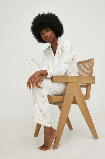 Pyžamo Answear Lab bílá barva