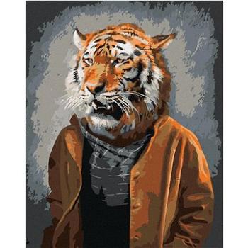 Malování podle čísel - Tygr v oblečení (HRAbz33508nad)