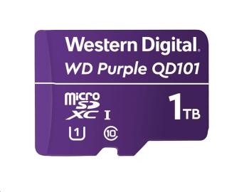 WD MicroSDXC karta 1TB Purple WDD100T1P0C Class 10 (R:100/W:60 MB/s)