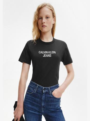 Calvin Klein Jeans Easy Institutional Triko Černá