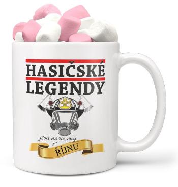 Hrnek Hasičské legendy (Měsíc: 10 – Říjen, Náplň hrníčku: Marshmallow)