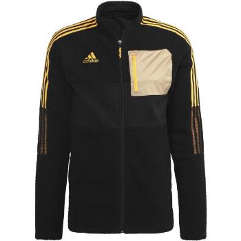 adidas TIRO JACKET WINTERIZED SHERPA Pánská fotbalová bunda, černá, velikost XL