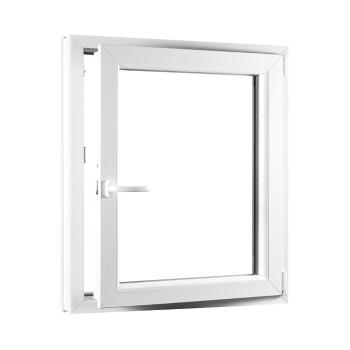 Skladova-okna Jednokřídlé plastové okno PREMIUM otvíravo-sklopné pravé 800 x 1000 mm barva bílá