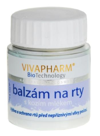 VivaPharm Balzám na rty s kozím mlékem 25 ml