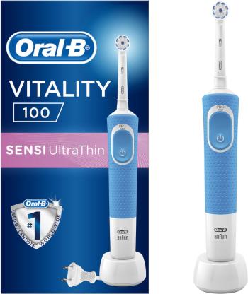 Oral-B Vitality 100 Sensitive Elektrický zubní kartáček modrý