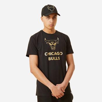 New Era Chicago Bulls Metallic Logo Black T-Shirt 12893106