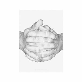 Folded Hands – Skládaná karta A5