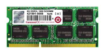 TRANSCEND SODIMM DDR3L 8GB 1600MHz 2Rx8 CL11