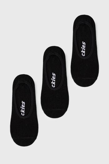 Ponožky Dickies (3-pack) černá barva