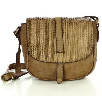 MARCO MAZZINI TMAVĚ BÉŽOVÁ CROSSBODY KABELKA (V70D) Velikost: ONE SIZE