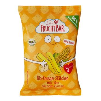 FruchtBar BIO Kukuřičné křupky se sýrem nesolené 30 g