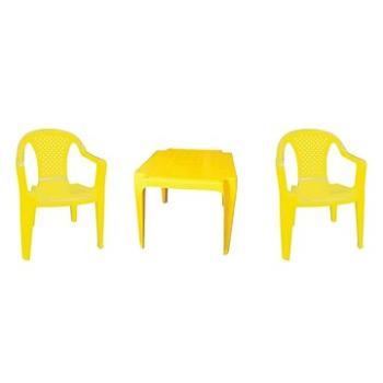 IPAE - sada žlutá 2 židličky a stoleček (8595105770030)