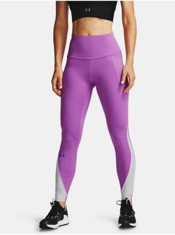 Fialové legíny Under Armour CG Rush Legging