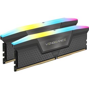 Corsair 32GB KIT DDR5 6000MHz CL36 Vengeance RGB Grey for AMD (CMH32GX5M2D6000Z36K)