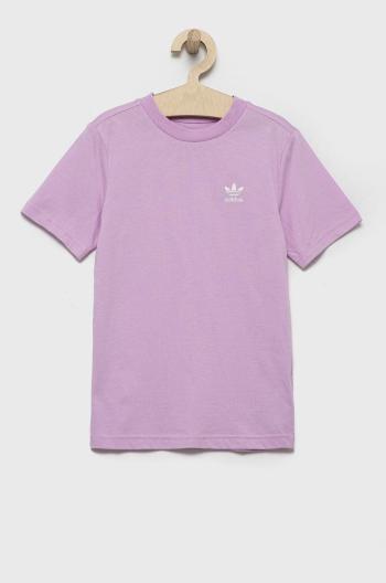Dětské tričko adidas Originals růžová barva