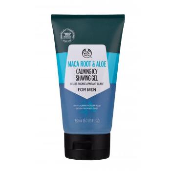 The Body Shop Maca Root & Aloe Calming Icy Shaving Gel 150 ml gel na holení pro muže