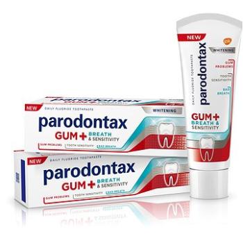 PARODONTAX pro dásně, dech a citlivé zuby Whitening 2× 75 ml (8596149006376)