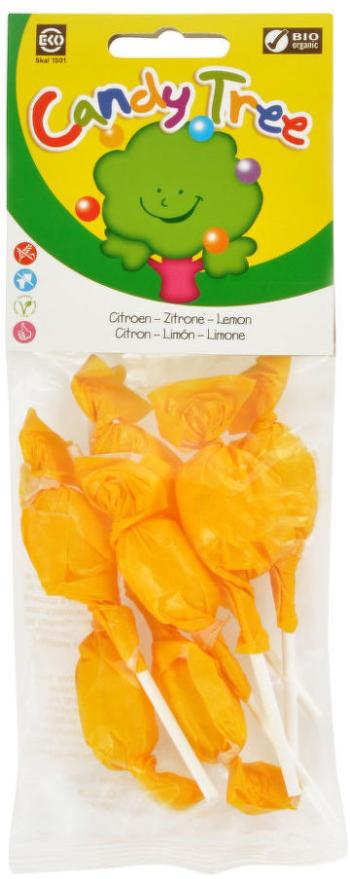 Candy Tree Lízátka s příchutí citronu bezlepková BIO 7 x 10 g