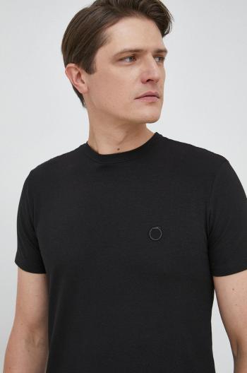 Tričko Trussardi černá barva