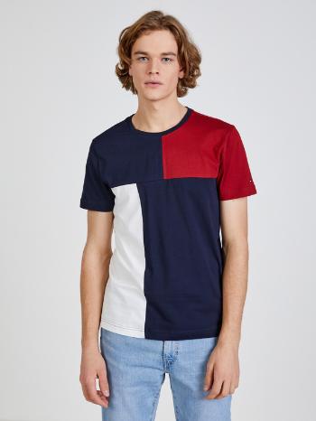 Tommy Hilfiger Colorblock Triko Modrá