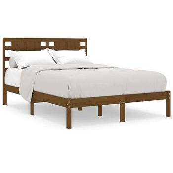 Rám postele medově hnědý masivní dřevo 120×190 cm Small Double, 3104191 (3104191)