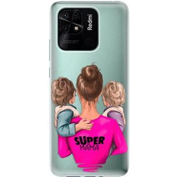 iSaprio Super Mama pro Two Boys pro Xiaomi Redmi 10C (smtwboy-TPU3-Rmi10c)