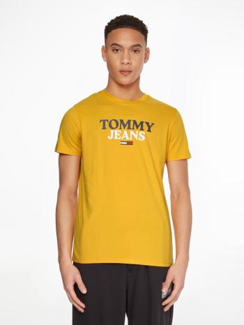 Tommy Jeans pánské hořčicové tričko - S (ZFW)