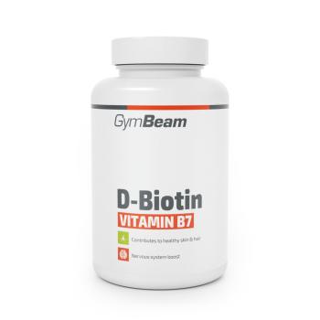 D-Biotin (Vitamín B7) 90 kaps. - GymBeam