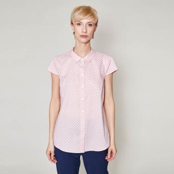 Růžová košile s puntíky Pelin – 42