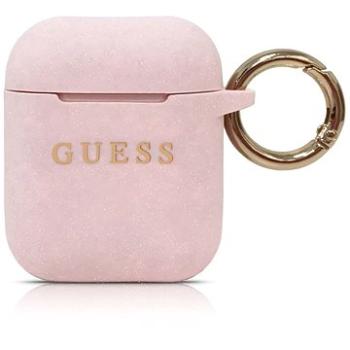 Guess Silikonový Kryt pro Airpods Pink  (3700740463802)