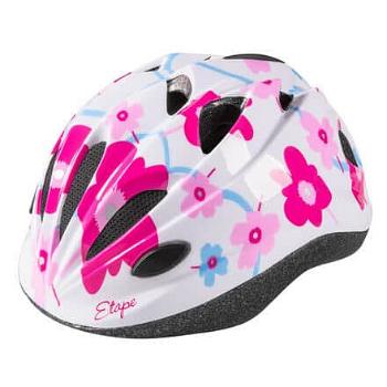 Pony dětská cyklistická helma bílá-růžová Velikost oblečení: XS-S
