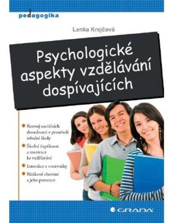 Psychologické aspekty vzdělávání dospívajících - Lenka Krejčová - e-kniha