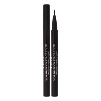 Christian Dior Diorshow On Stage Liner Waterproof 0,55 ml oční linka pro ženy 096 Satin Black tekuté linky