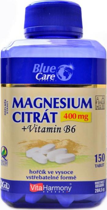VitaHarmony XXL Magnesium citrát 400 mg + Vitamin B6 150 tablet