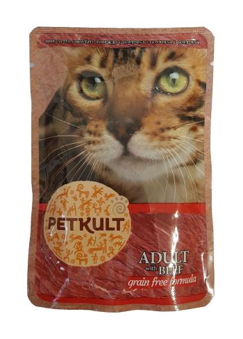 Petkult  cat kapsa HOVĚZÍ (beef) - 100g