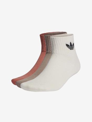 adidas Originals Ponožky 3 páry Bílá