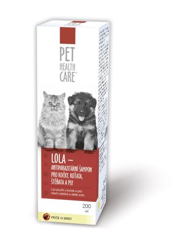 Pet health care LOLA šampon pro kočky, koťata, štěňata a psy 200 ml