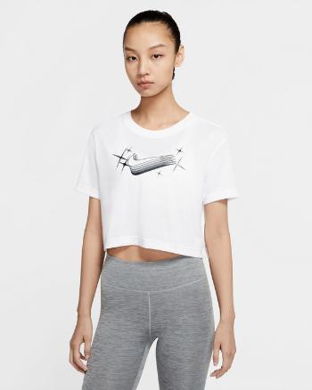 Nike Dri-FIT Goddess Crop top Bílá