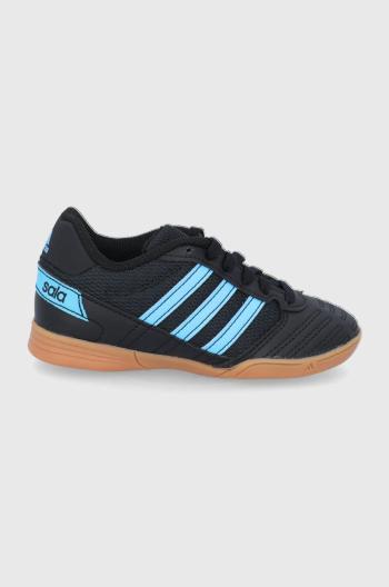 Dětské boty adidas Performance Super Sala J GW1687 černá barva