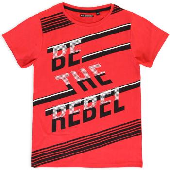 Chlapecké tričko LEMON BERET BE THE REBEL červené Velikost: 140