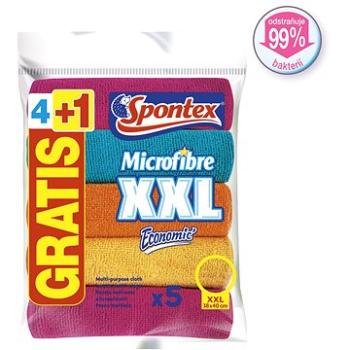 SPONTEX Microfibre Economic XXL 38 × 40 cm (5 ks) (3384121218047)